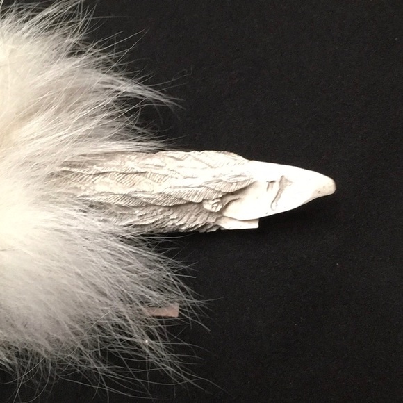 VintagePawn AmIndian PeacPipe BuffaloBone Eagle - Picture 5 of 16